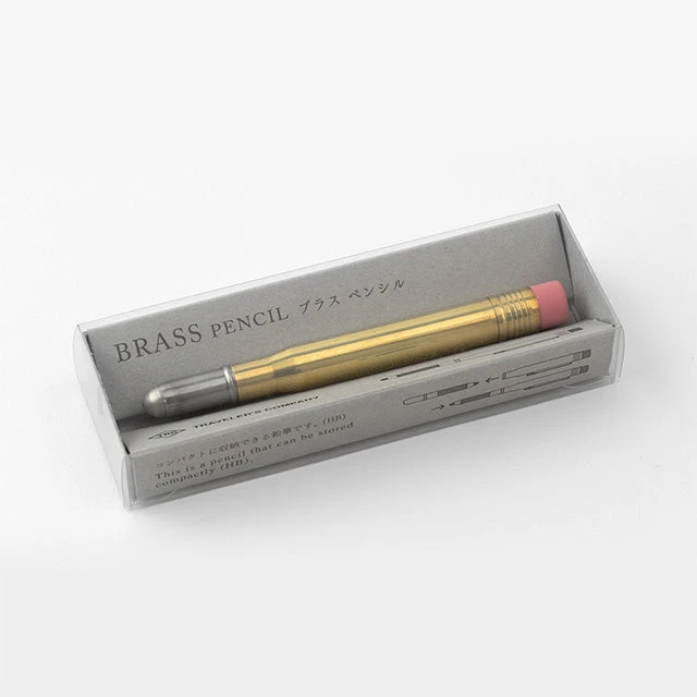 38069006_b.jpg Traveler's Notebook Traveler's Company - Pencil - Brass
