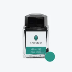 3Oysters - Fountain Pen Ink - Delicious - Aqua Green