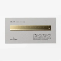 Traveler's Company - Brass Ruler Traveler's Notebook