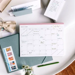 Desk Pads & To-Dos Bookbinders Design - Planner - Monthly - Dusty Green 4 Desk Pads & To-Dos Bookbinders Design - Planner - Monthly - Dusty Green