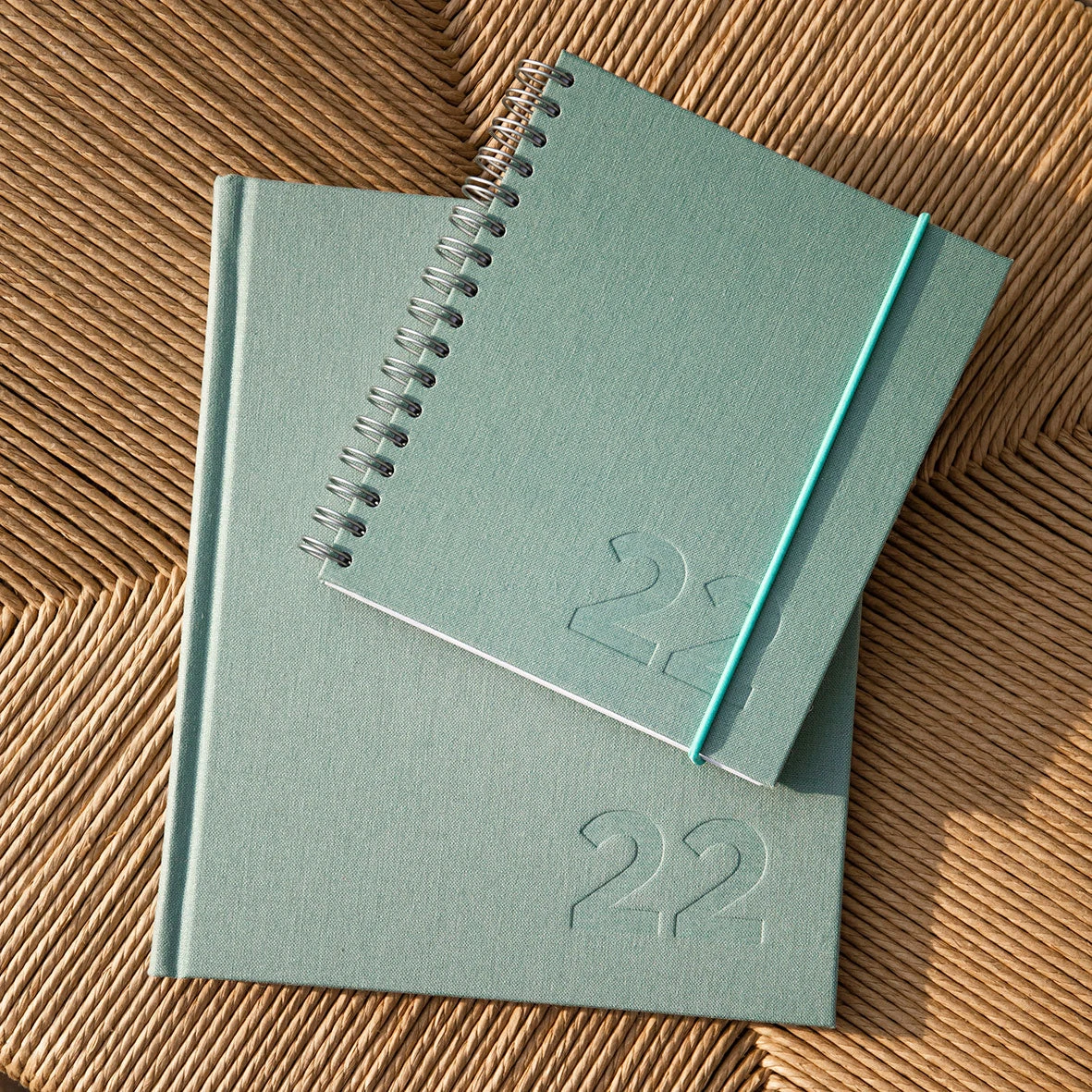 6M5A2004.jpg Bookbinders Design - 2022 Diary - Hardcover - Regular - Dusty Green