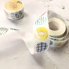 Pion - Washi Tape - Round Sticker