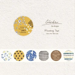 Pion - Washi Tape - Round Sticker