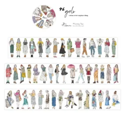 Pion - Washi Tape - 46 Girls