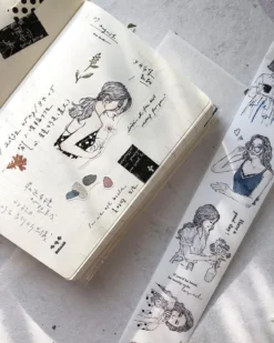 Pion - Washi Tape - Sketch Girl