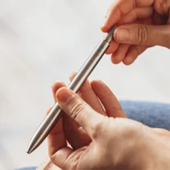 Ajoto - Rollerball Pen - Stainless Steel - Natural Brushed Rollerball Pens 5 Ajoto - Rollerball Pen - Stainless Steel - Natural Brushed Rollerball Pens