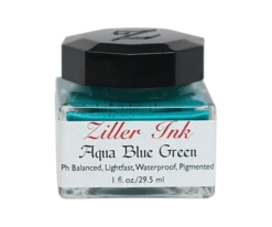 Ziller’s - Calligraphy Ink - Aqua Blue Green Calligraphy Inks