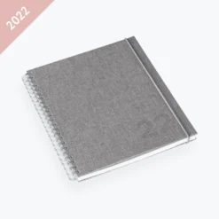 Diaries Bookbinders Design - 2022 Diary - Wire-O - Regular - Light Grey