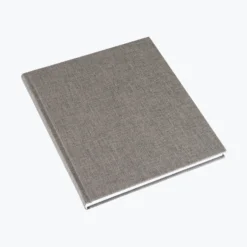 Bookbinders Design - Cloth Notebook - Large - Light Grey Notebooks