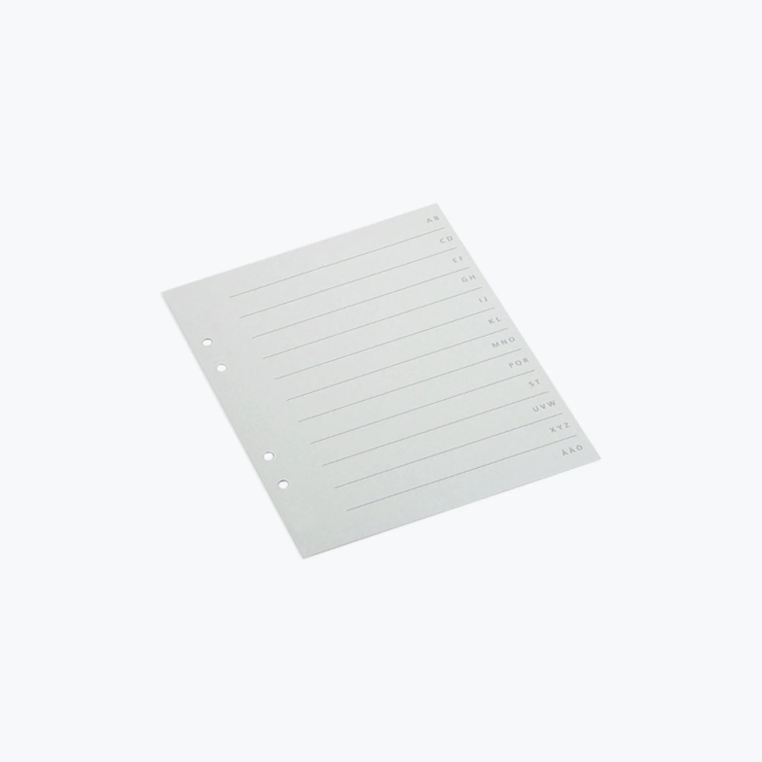 Bookbinders-Design-Insert-Index-Tabs-9.jpg Ringbinder Inserts Bookbinders Design - Insert - Index Sheet - Regular