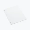 Ringbinder Inserts Bookbinders Design - Insert - Photo Mounting Paper - A4 - White - 4-Ring