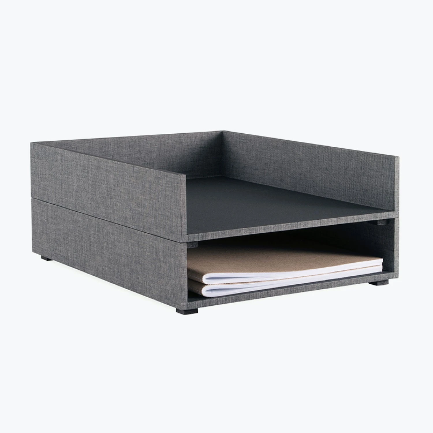 Bookbinders-Design-Letter-Tray-A4-6.jpg Letter Trays Bookbinders Design - Letter Tray - A4 - Black/White