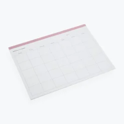 Desk Pads & To-Dos Bookbinders Design - Planner - Monthly - Dusty Pink