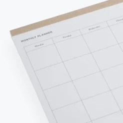 Bookbinders Design - Planner - Monthly - Sandbrown Desk Pads & To-Dos