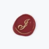Handles & Sealing Wax Bortoletti - Bronze Initial Letter - Cursive - J