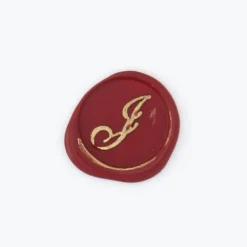 Handles & Sealing Wax Bortoletti - Bronze Initial Letter - Cursive - J
