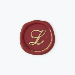 Bortoletti - Bronze Initial Letter - Cursive - L Handles & Sealing Wax