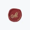 Bortoletti - Bronze Initial Letter - Cursive - M Handles & Sealing Wax