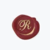 Handles & Sealing Wax Bortoletti - Bronze Initial Letter - Cursive - R
