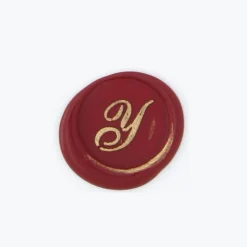 Bortoletti - Bronze Initial Letter - Cursive - Y Handles & Sealing Wax
