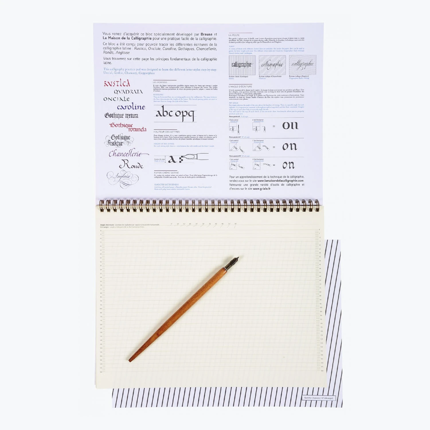 Brause-Calligraphy-Workbook-8.jpg Calligraphy Workbooks Brause - Calligraphy Workbook - Calligraphy Practise Pad - A4