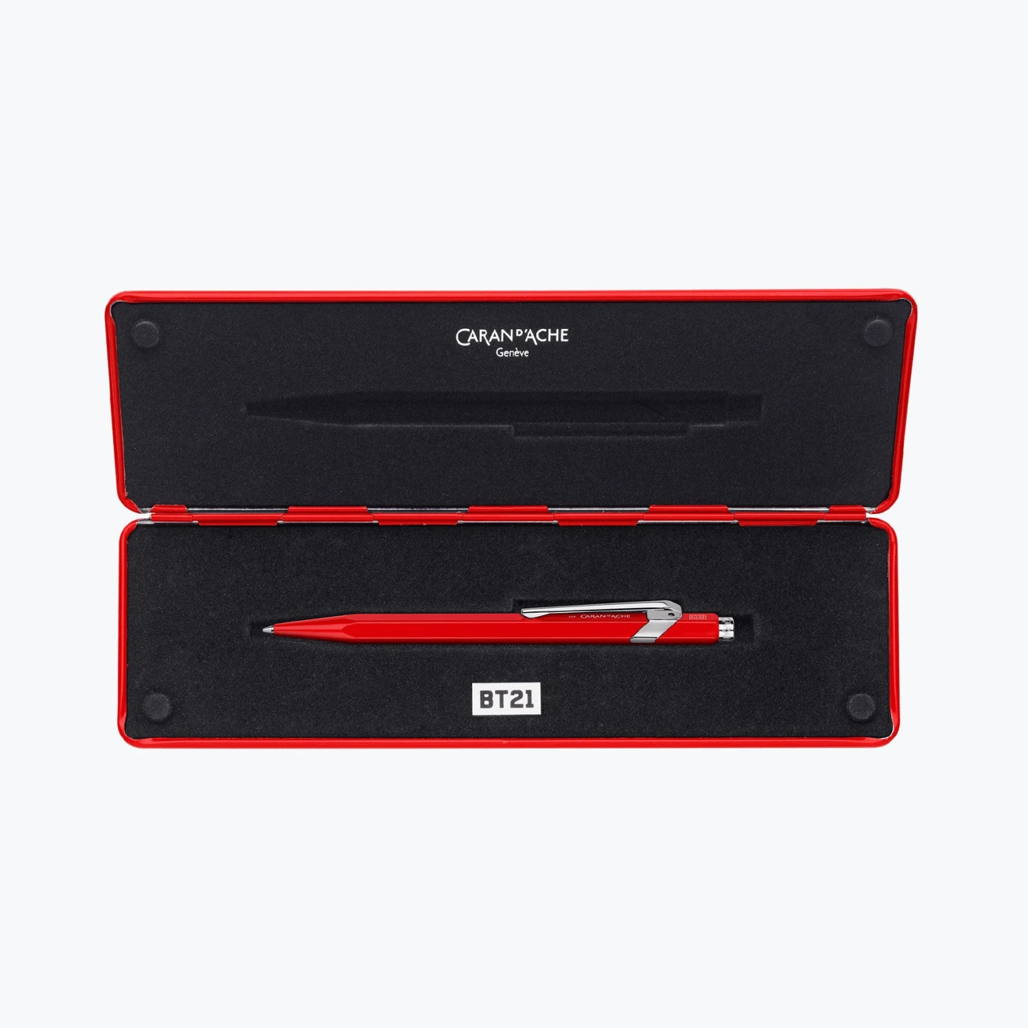 Caran-d_Ache-Ballpoint-Pen-849-Bar-_-Line-Friends-3.jpg Ballpoint Pens Caran D'Ache - Ballpoint Pen - 849 Bar - Caran D'Ache + LINE FRIENDS (Red)
