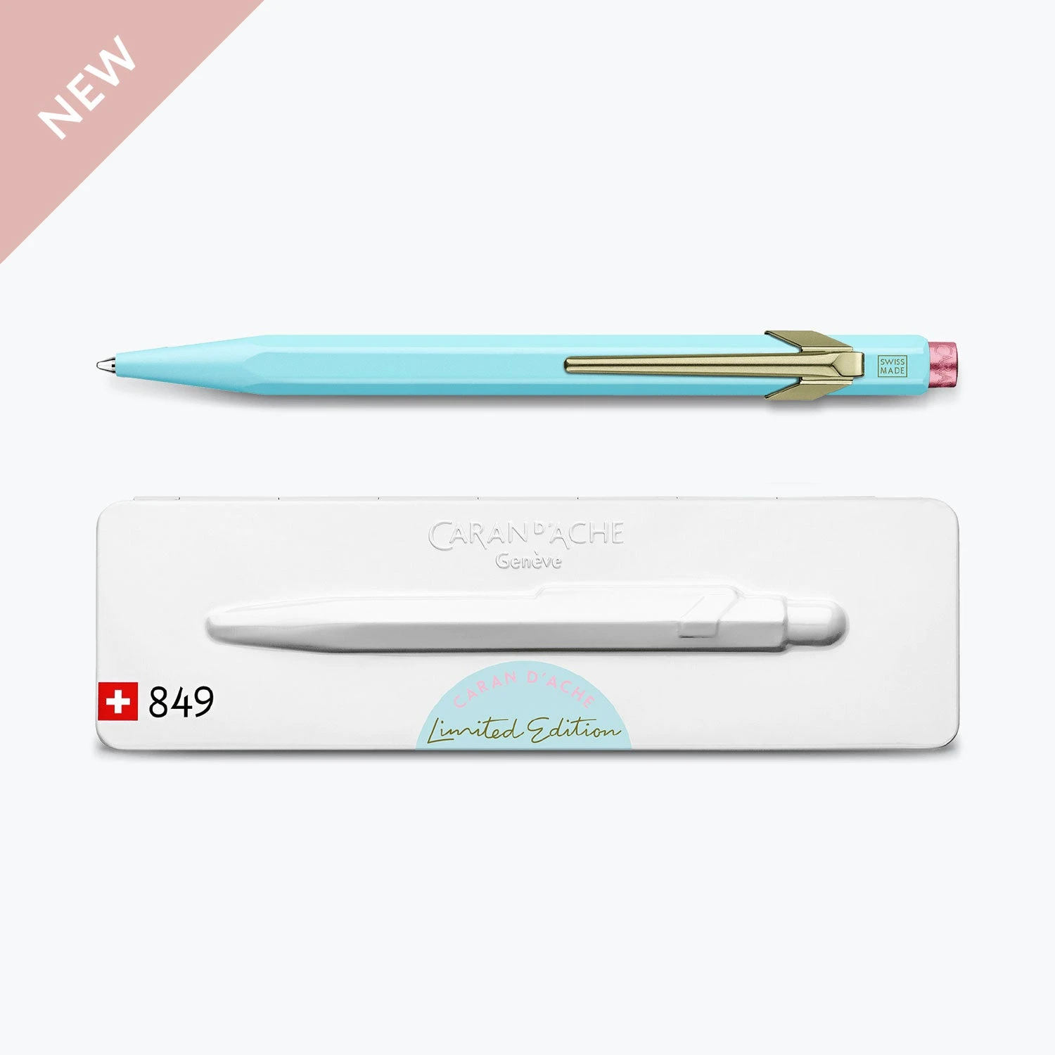 Caran-d_Ache-Ballpoint-Pen-849-Claim-Your-Style-2-16.jpg Caran D'Ache - Ballpoint Pen - 849 Claim Your Style 2 - Bluish Pale (Limited Edition) Ballpoint Pens