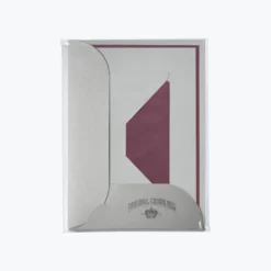 Crown Mill - Letter Set - Compendium - A5 - Grey/Burgundy (Set Of 8) Letter Sets