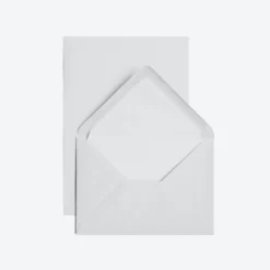 Letter Sets Crown Mill - Letter Set - Silver Line - A5 - White (Set Of 25)