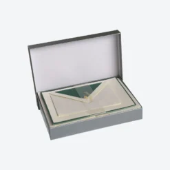 Crown Mill - Letter Set - Silver Line - A5 - Cream/Dark Green (Set Of 25) Letter Sets