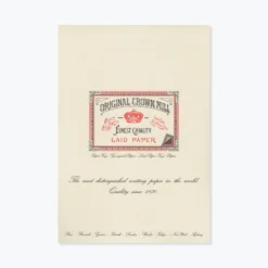 Crown Mill - Writing Pad - A4 - Cream Letter Writing Paper