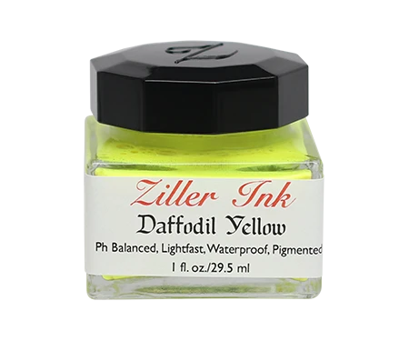 Dafodil.png Ziller’s - Calligraphy Ink - Daffodil Yellow Calligraphy Inks