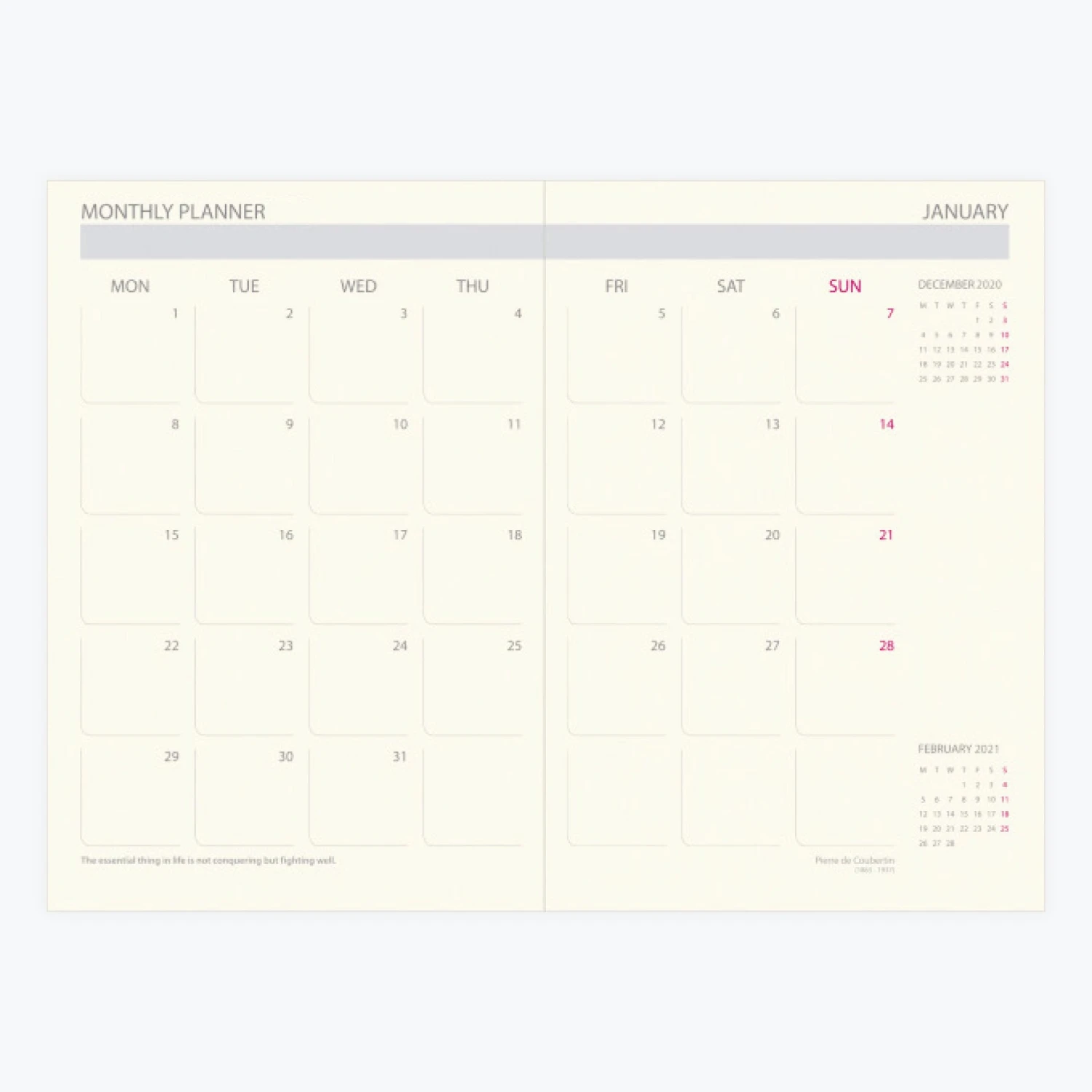 Daycraft-2022-Diary-Signature-A5-24.jpg Diaries Daycraft - 2022 Diary - Signature - A5 - Magenta