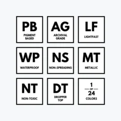 Dr. Ph. Martin's - Calligraphy Ink - Iridescent - Green (5R) Calligraphy Inks