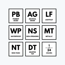 Calligraphy Inks Dr. Ph. Martin's - Calligraphy Ink - Iridescent - Metallic Green (23R)