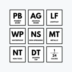 Calligraphy Inks Dr. Ph. Martin's - Calligraphy Ink - Iridescent - Salmon (3R)