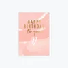 ELM Paper - Card - Birthday - Brushy Peach Cards