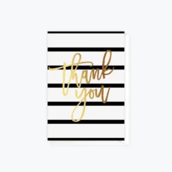 Cards ELM Paper - Card - Thank You - Thank You Stripe
