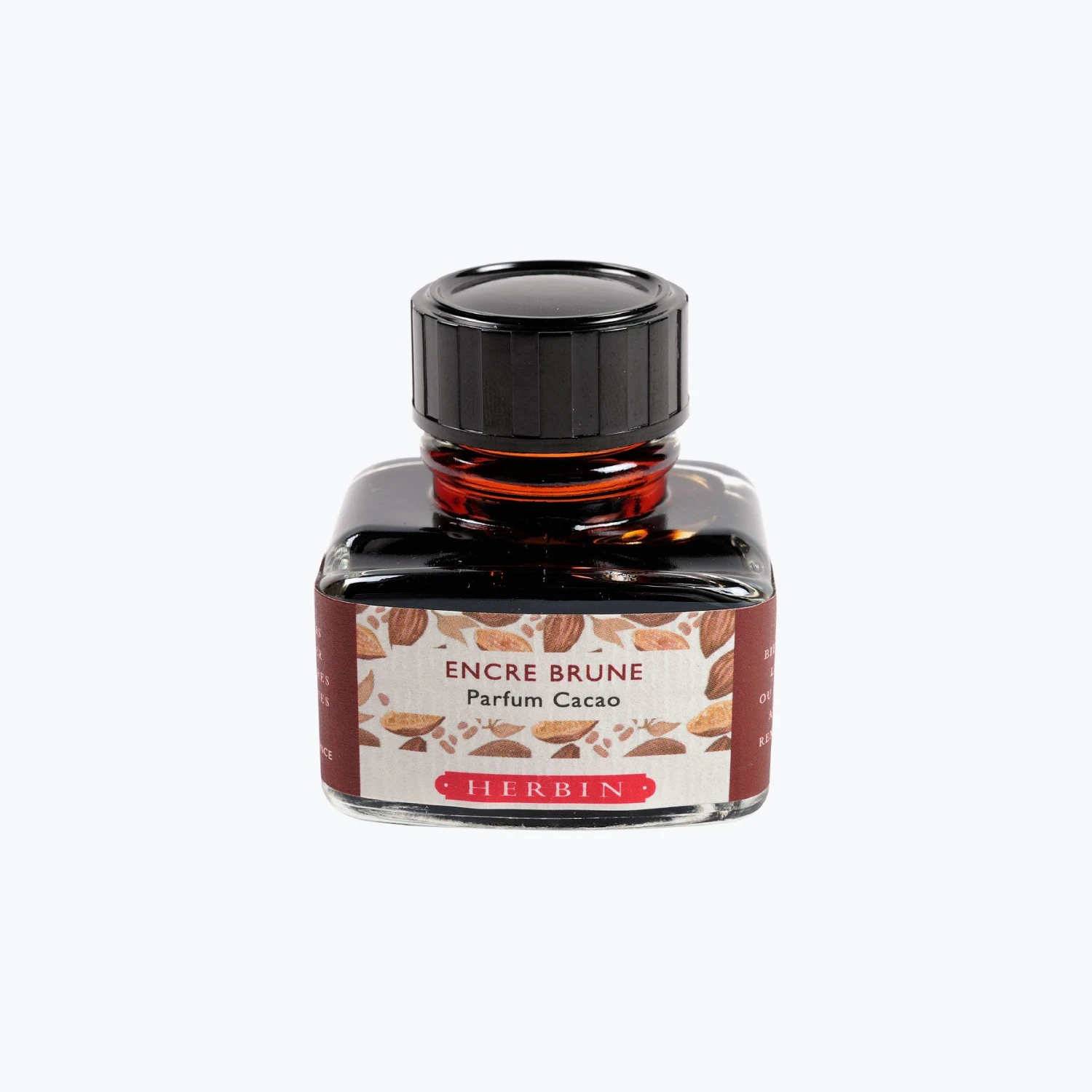 Herbin-Fountain-Pen-Ink-Scented-30ml-3.jpg Herbin - Fountain Pen Ink - Scented - 30ml - Brune (Parfum Cacao)