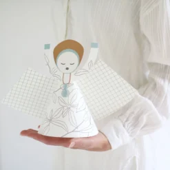 Jurianne Matter - Ornament - Angel - Large - Leaves Gifts Under $50