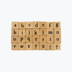 New Arrivals Kodomo No Kao - Stamps - Small - Serif Lowercase