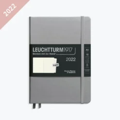 Leuchtturm 1917 Leuchtturm1917 - 2022 Diary - Weekly Notebook - A5 - Silver (Hard) Diaries
