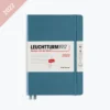 Leuchtturm 1917 Diaries Leuchtturm1917 - 2022 Diary - Week Planner - A5 - Stone Blue 2 Leuchtturm 1917 Diaries Leuchtturm1917 - 2022 Diary - Week Planner - A5 - Stone Blue