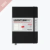 Leuchtturm 1917 Diaries Leuchtturm1917 - 2022 Diary - Weekly Notebook - A5 - Black (Soft)