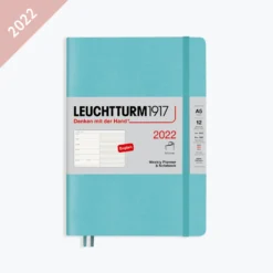 Leuchtturm 1917 Diaries Leuchtturm1917 - 2022 Diary - Weekly Notebook - A5 - Aquamarine (Soft)