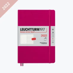 Leuchtturm 1917 Diaries Leuchtturm1917 - 2022 Diary - Weekly Notebook - A5 - Berry (Soft)