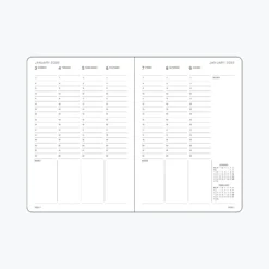 Leuchtturm 1917 Leuchtturm1917 - 2022 Diary - Week Planner - A6 - Black Diaries