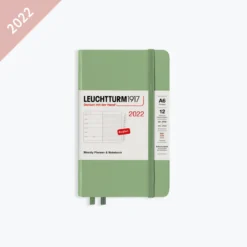 Leuchtturm 1917 Leuchtturm1917 - 2022 Diary - Weekly Notebook - A6 - Sage (Hard)