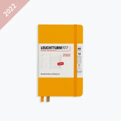 Leuchtturm 1917 Leuchtturm1917 - 2022 Diary - Weekly Notebook - A6 - Rising Sun (Hard)