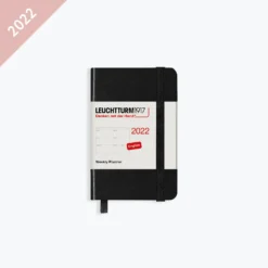Leuchtturm 1917 Leuchtturm1917 - 2022 Diary - Weekly Planner - A7 - Black